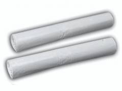 Affaldss&aelig;kke plastik hvid 700x1100mm Luxus 10stk/rul