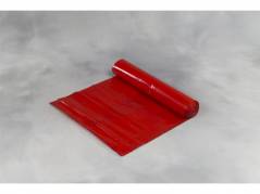 Affaldss&aelig;kke plastik r&oslash;d 700x1100mm Luksus 10stk/rul