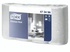 Køkkenrulle Tork Plus 2-lags K1 473498 20rul/pak