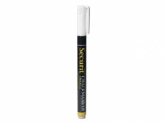 Chalkmarker Securit hvid 1-2mm 1stk/pak