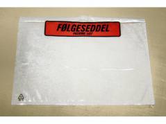 F&oslash;lgeseddellommer 225x165mm m/tryk F&oslash;lgeseddel 1000stk/kar