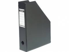 Tidsskriftskassette Elba sort A4 Maxi (4010)