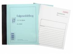 F&oslash;lgesedler grafisk 10,8x15cm 2x50ark/stk 2060