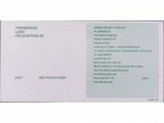 F&oslash;lgesedler grafisk 10,5x21cm 100ark/stk 1037