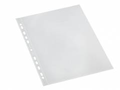 Plastlommer Bantex A4 glasklar 0,06mm &aring;ben top 100stk/pak