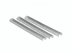 Spiralrygge Fellowes 3:1 wire 6mm s&oslash;lv A4 2-35stk 100stk/pak
