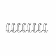 Spiralrygge Fellowes 3:1 wire 8mm s&oslash;lv A4 36-60ark 100stk/pak
