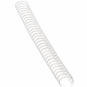 Spiralrygge Fellowes 3:1 wire 12mm hvid A4 100stk/pak