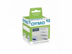 H&aelig;ngemappetiketter DYMO hvid 12x50mm 220stk/rul 99017