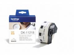 Label Brother hvid DK11218 &Oslash;24 1000stk/rul