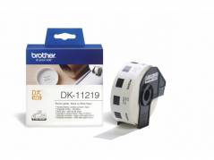 Label Brother hvid DK11219 &Oslash;12mm 1200stk/rul