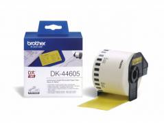 Label Brother gul DK-44605 62mmx30,48m aftagelig papir