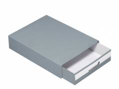 Arkivboks Esselte Multibox Standard gr&aring; 260x70x350mm