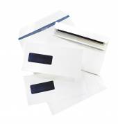 Kuverter m/rude hvid 229x324mm C4p 90g 13723 100stk/pak