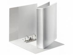 Panoramabind Esselte Maxi hvid A4 2D ring m/3 lommer 50mm ryg