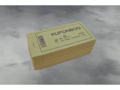 Kuponb&oslash;ger hvid 2x1-100 130x70mm