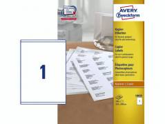 Kopietiket 210x290mm 1/ark 100ark/pak 18039