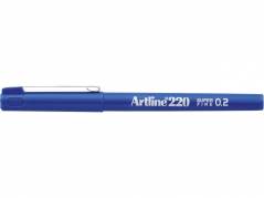 Fineliner Artline EK220 0,2mm bl&aring;