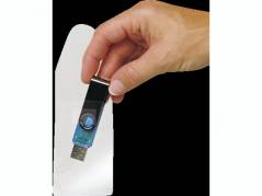 USB lomme 3L 52,5x90mm klar selvkl&aelig;bende 100stk/pak