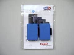 Stempelpude Trodat bl&aring; 2-pack 5204,5206,4206,4460 m.fl 6/56
