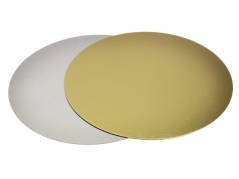 Kagepap &Oslash;14cm guld/s&oslash;lv 100stk/pak