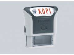 Stempel Trodat Printy 4912 bl&aring;/r&oslash;d tekst kopi