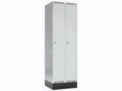 Garderobeskab 2 x 300 mm B600xD550xH1750