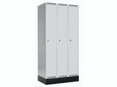 Garderobeskab 3 x 300 mm B900xD550xH1750