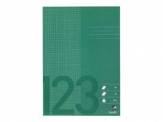 Skoleh&aelig;fte A4 kvad. 5x5 mm 40 sider 70g gr&aelig;s gr&oslash;n