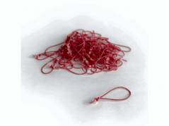 K&oslash;delastik 5cm r&oslash;d 5000stk/pak