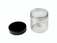 Plastikd&aring;se PET u/l&aring;g klar 250ml t/skruel&aring;g 100stk/pak