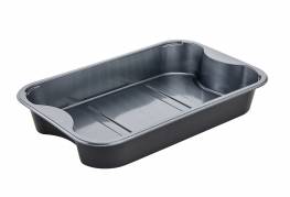 Plastbakke C2294-1B CPET s&oslash;lv/sort 1770ml 204st/kar