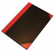 Kinabog linjeret A4 Q-Line sort/r&oslash;d 80 blade 70g