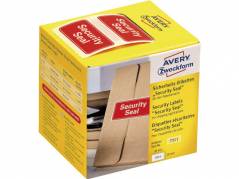 Plomberingsetiket 38x20mm Security Seal 200stk/pak