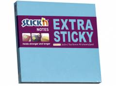 Notes Stick'N Extra Sticky bl&aring; 76x76mm 90blade