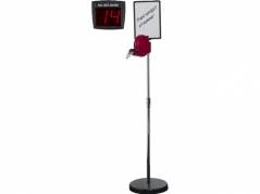 Nummer/k&oslash; system starts&aelig;t VX1 m/v&aelig;gdisplay, fjernbetjening, billetdispenser + 10 rl billetter