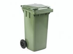 Affaldscontainer 120L gr&oslash;n UV-resistent