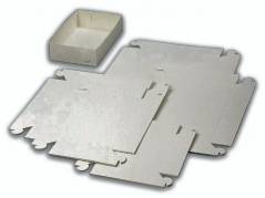 Kage&aelig;ske hvid 185x185x50mm 250stk/pak