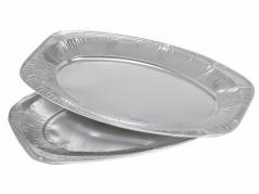 Serveringsfad oval aluminium 42,90x28,80cm 100stk/pak