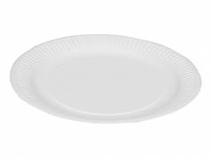Tallerken pap Gastro-Line hvid 23cm 100stk/pak &oslash;konomi