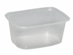 Plastbakke klar 250ml PP 100stk/pak