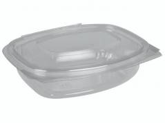 Salatb&aelig;ger m/h&aelig;ngslet l&aring;g oval 375ml klar A-PET 50stk/pak