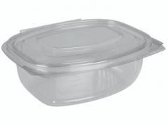 Salatb&aelig;ger m/h&aelig;ngslet l&aring;g oval 500ml klar A-PET 50stk/pak