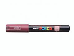 Paint marker Uni Posca PC-1M red wine 0,7mm