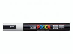 Paint marker Uni Posca PC-5M hvid 1,8-2,5mm