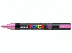 Paint marker Uni Posca PC-5M metallic pink 1,8-2,5mm