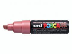 Paint marker Uni Posca PC-8K metallic red/rød 8mm