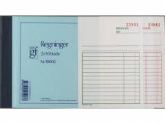 Regningsblokke grafisk 10002 2x50bl/blk 10,8x15cm