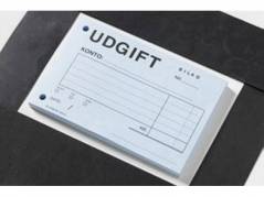 Udgiftsbilag 144x105mm 100bl/blk 1047