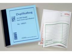 Duplikatbog 10021 m. moms 108x150 mm 100 bl m/kopi
